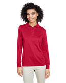 Harriton Women's Advantage Snag Protection Plus IL Long Sleeve Polo M348LW