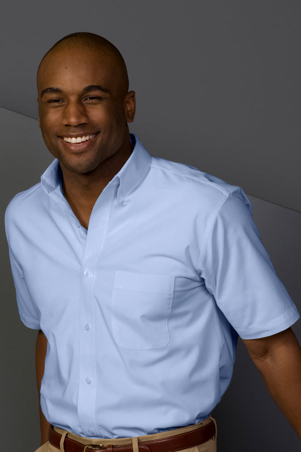 Edwards Lightweight Poplin Short Sleeve Mens Shirt [#1245].  Live Chat for Bulk Discounts