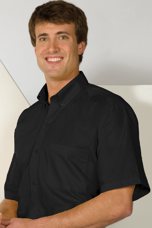 Edwards Lightweight Poplin Short Sleeve Mens Shirt [#1245].  Live Chat for Bulk Discounts