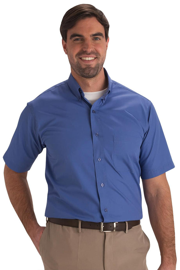 Edwards Lightweight Poplin Short Sleeve Mens Shirt [#1245].  Live Chat for Bulk Discounts