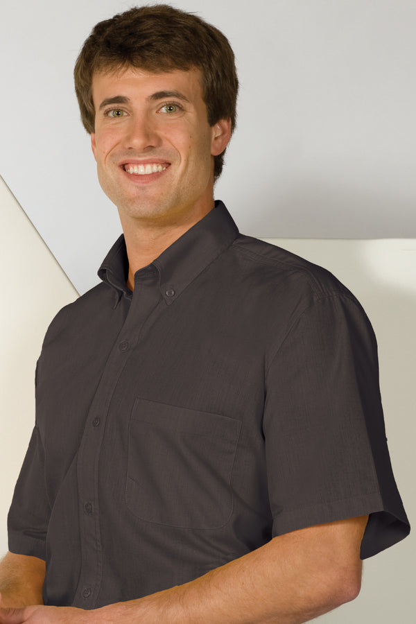 Edwards Lightweight Poplin Short Sleeve Mens Shirt [#1245].  Live Chat for Bulk Discounts