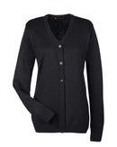Harriton Women's Pilbloc V-Neck Button Cardigan Sweater M425W