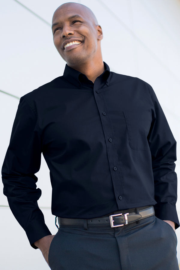 Edwards Comfort Stretch Long Sleeve Mens Shirt [#1246].  Live Chat for Bulk Discounts