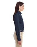 Harriton Women's Foundation Cotton Twill Shirt with Teflon M581W