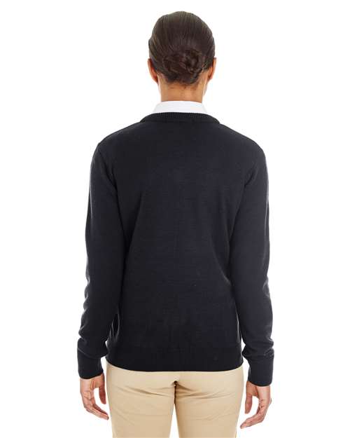 Harriton Womens Pilbloc V-Neck Sweater M420W