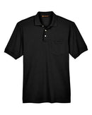 Harriton Easy Blend™ Polo with Pocket M265P