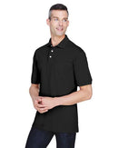 Harriton Easy Blend™ Polo with Pocket M265P
