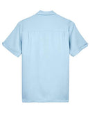 Harriton Two-Tone Camp Shirt M575