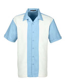 Harriton Two-Tone Camp Shirt M575
