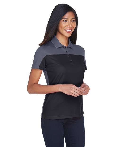 CORE365 Women's Balance Colorblock Performance Piqué Polo CE101W