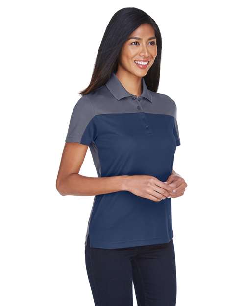 CORE365 Women's Balance Colorblock Performance Piqué Polo CE101W