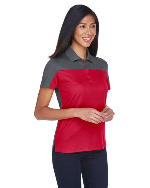 CORE365 Women's Balance Colorblock Performance Piqué Polo CE101W