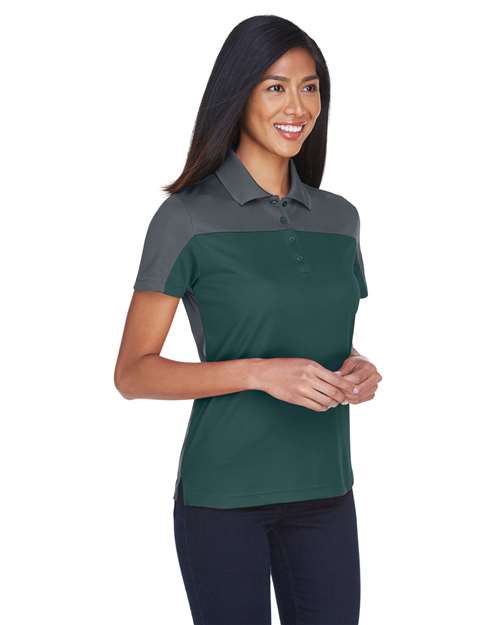 CORE365 Women's Balance Colorblock Performance Piqué Polo CE101W