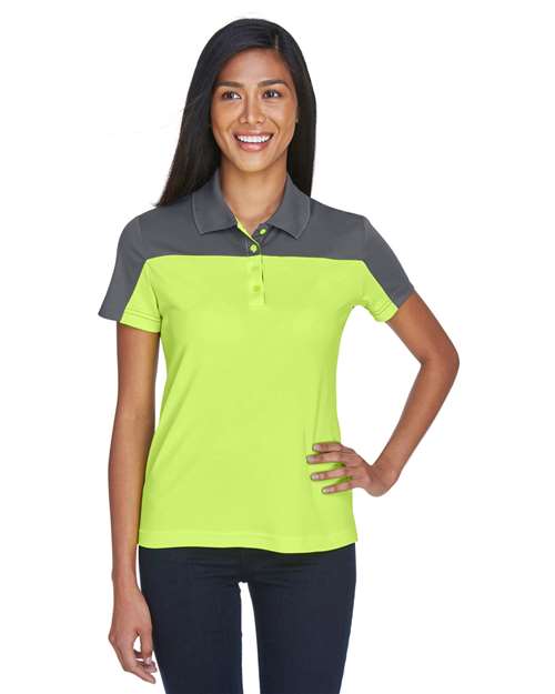 CORE365 Women's Balance Colorblock Performance Piqué Polo CE101W
