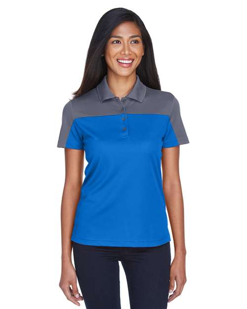 CORE365 Women's Balance Colorblock Performance Piqué Polo CE101W