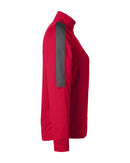 CORE365 Women's Market Snag Protect Mesh Colorblock Quarter-Zip Pullover CE404W
