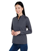CORE365 Women's Origin Performance Pique Quarter-Zip Pullover CE418W