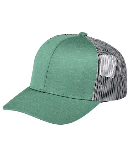 Team 365 Youth Zone Sonic Heather Trucker Cap TT802Y