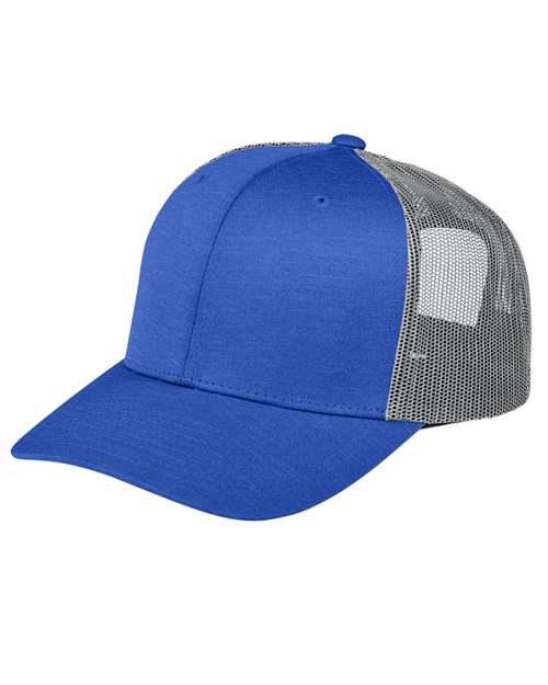 Team 365 Youth Zone Sonic Heather Trucker Cap TT802Y