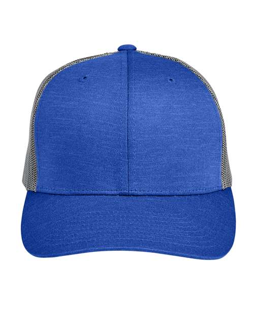 Team 365 Youth Zone Sonic Heather Trucker Cap TT802Y