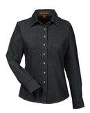 Harriton Women's Long Sleeve Denim Shirt M550W