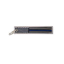 Rothco Thin Blue Line Flag Patch Keychain. Item