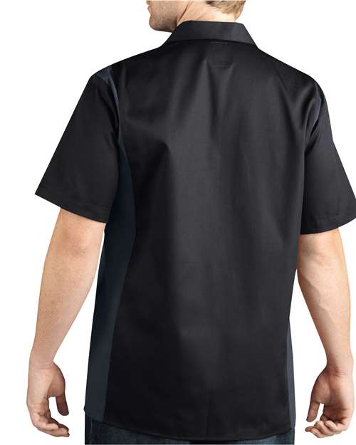 Dickies Two-Tone Short-Sleeve Work Shirt WS508