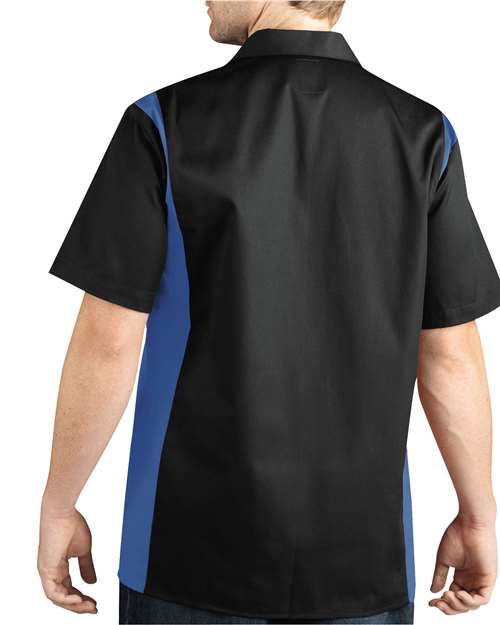 Dickies Two-Tone Short-Sleeve Work Shirt WS508