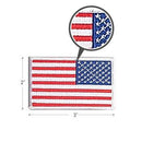 Rothco Iron On / Sew On Embroidered US Flag Patch . Item