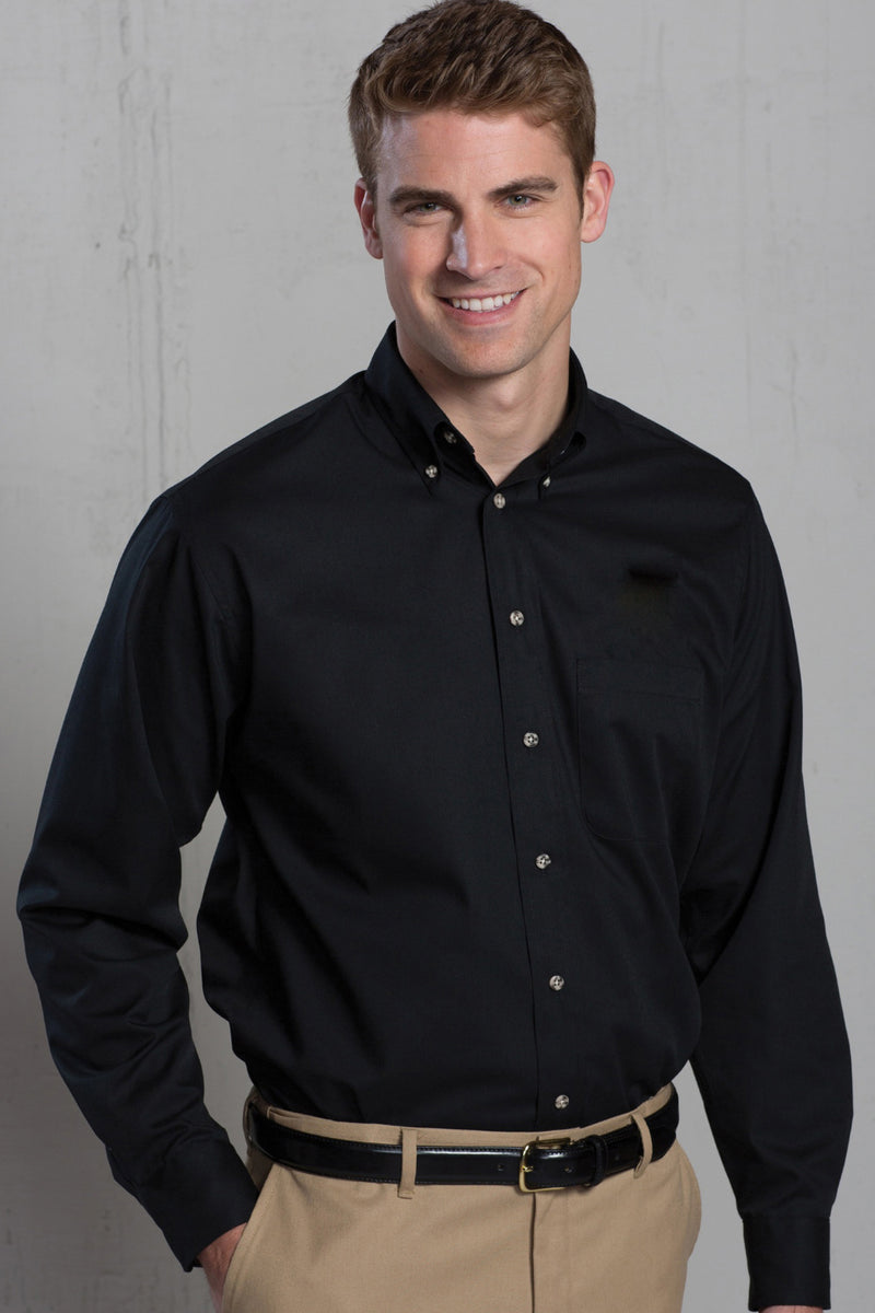 Edwards Easy Care Poplin Long Sleeve Mens Shirt [