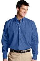 Edwards Easy Care Poplin Long Sleeve Mens Shirt [