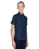 Harriton Women's Key West Short Sleeve Performance Staff Shirt M580W