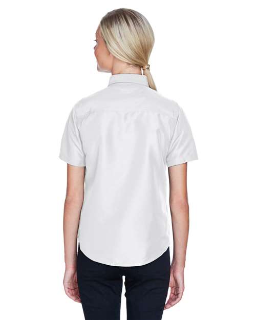 Harriton Women's Key West Short Sleeve Performance Staff Shirt M580W