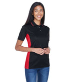 UltraClub Womens Cool & Dry Sport Two-Tone Polo 8406L