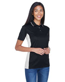UltraClub Womens Cool & Dry Sport Two-Tone Polo 8406L