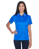 UltraClub Womens Cool & Dry Sport Two-Tone Polo 8406L