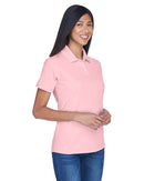 UltraClub Women's Cool & Dry Stain-Release Performance Polo 8445L - Pink