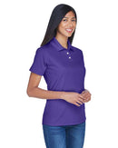 UltraClub Women's Cool & Dry Stain-Release Performance Polo 8445L - Purple