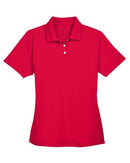 UltraClub Women's Cool & Dry Stain-Release Performance Polo 8445L - Red