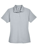UltraClub Women's Cool & Dry Stain-Release Performance Polo 8445L - Silver
