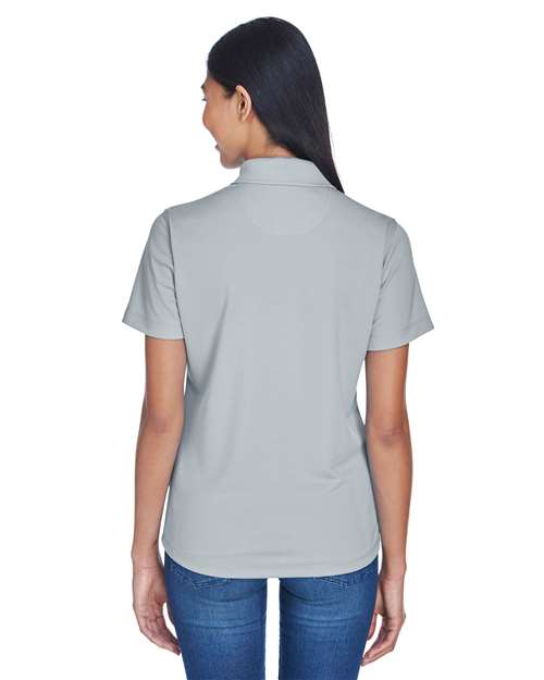 UltraClub Women's Cool & Dry Stain-Release Performance Polo 8445L - Silver