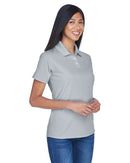 UltraClub Women's Cool & Dry Stain-Release Performance Polo 8445L - Silver