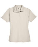 UltraClub Women's Cool & Dry Stain-Release Performance Polo 8445L - Stone