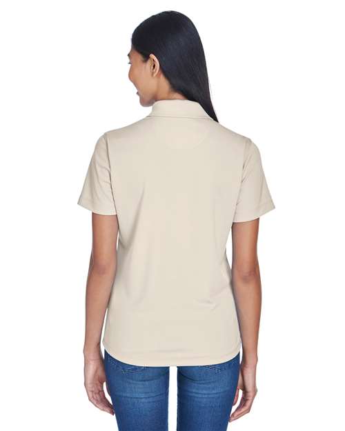 UltraClub Women's Cool & Dry Stain-Release Performance Polo 8445L - Stone
