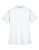 UltraClub Women's Cool & Dry Stain-Release Performance Polo 8445L - White