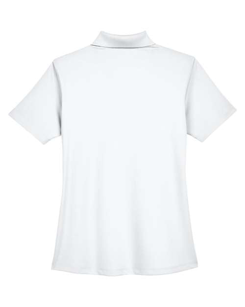 UltraClub Women's Cool & Dry Stain-Release Performance Polo 8445L - White