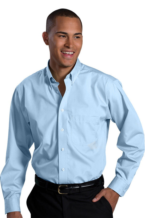 Edwards Lightweight Poplin Long Sleeve Mens Shirt [#1295].  Live Chat for Bulk Discounts