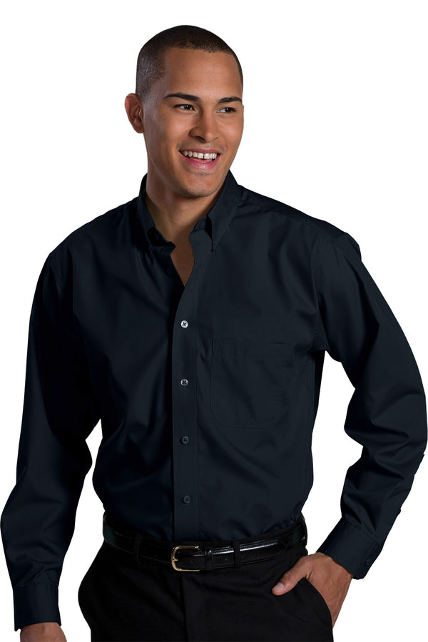 Edwards Lightweight Poplin Long Sleeve Mens Shirt [#1295].  Live Chat for Bulk Discounts