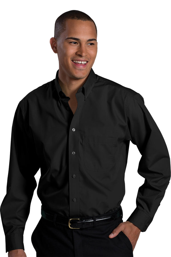 Edwards Lightweight Poplin Long Sleeve Mens Shirt [#1295].  Live Chat for Bulk Discounts
