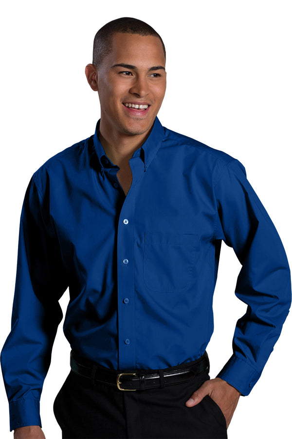 Edwards Lightweight Poplin Long Sleeve Mens Shirt [#1295].  Live Chat for Bulk Discounts
